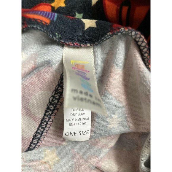 LuLaRoe Rocket Spaceship Leggings One Size Women's - Picture 5 of 5